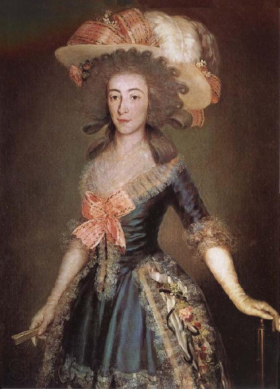 Francisco Goya Countess-Duchess of Benavente Norge oil painting art